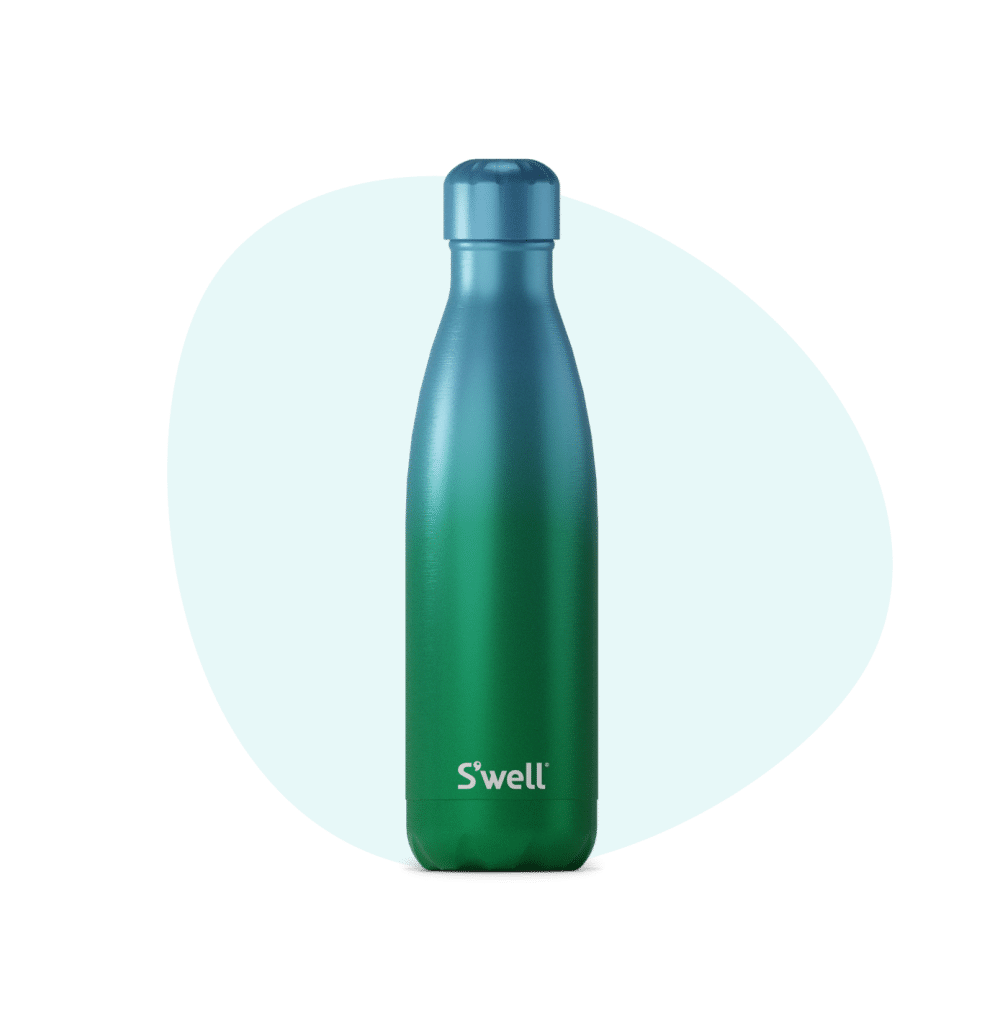 Waterbottle swell blue and green