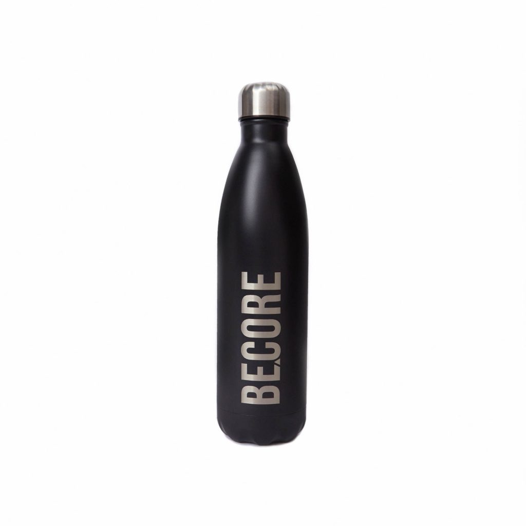 BECORE black bottle